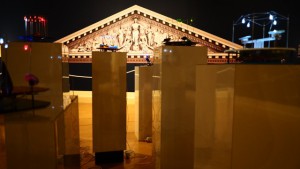 Welty Biennial PEDIMENT and SEAWRIGHT SCULPTURES Photo by Ride Hamilton